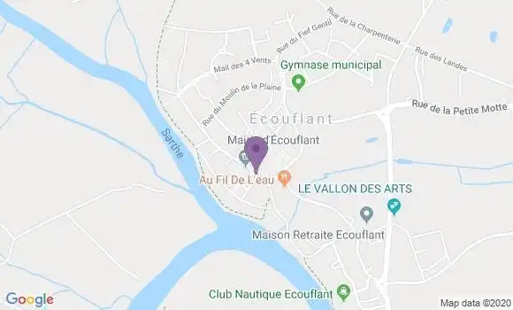 Localisation Ecouflant Bp - 49000