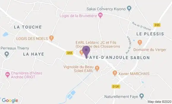 Localisation Faye d