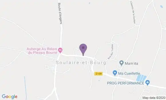 Localisation Feneu Bp - 49460