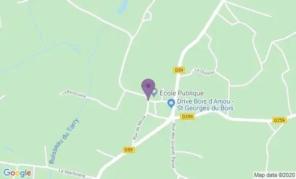 Localisation Jarze Bp - 49140