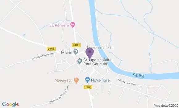 Localisation Juvardeil Ap - 49330