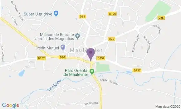 Localisation Maulevrier - 49360