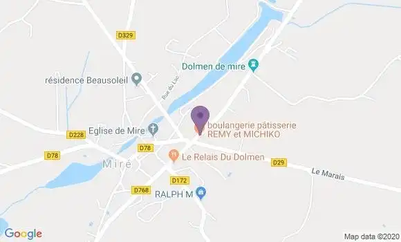 Localisation Mire Bp - 49330