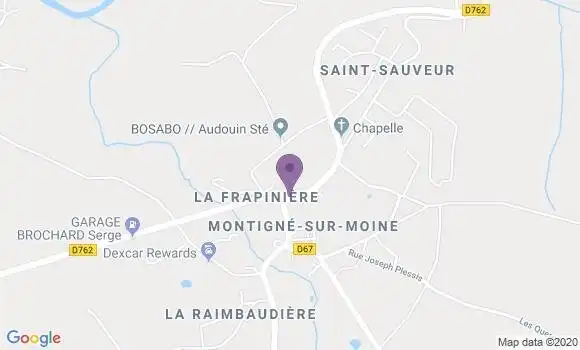 Localisation Montfaucon Montigne Ap - 49230
