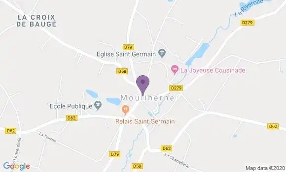 Localisation Mouliherne Ap - 49390