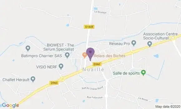 Localisation Nuaille Ap - 49340