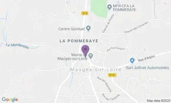 Localisation La Pommeraye Bp - 49620