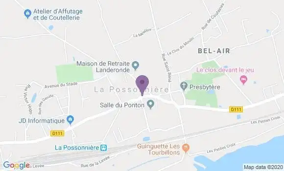 Localisation La Possonniere Bp - 49170