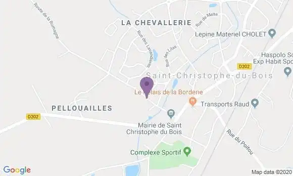 Localisation Saint Christophe du Bois Bp - 49280
