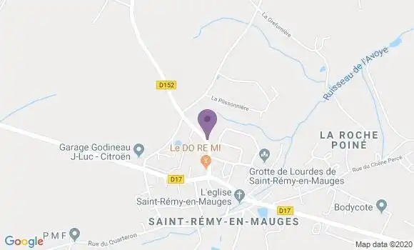 Localisation St Remy En Mauges Ap - 49110
