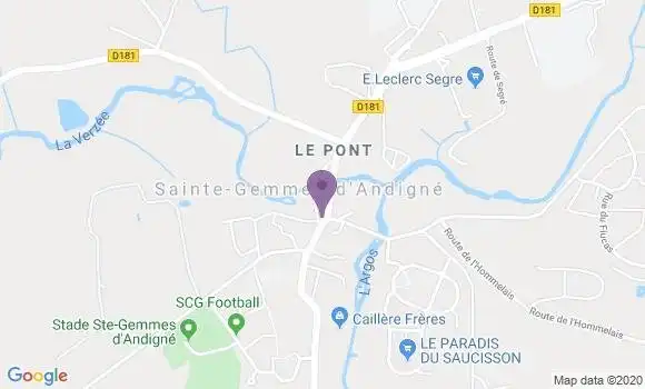 Localisation Sainte Gemmes d