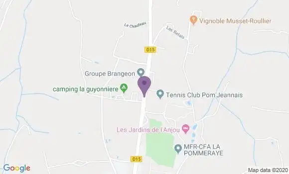 Localisation Saint Germain des Pres Ap - 49170
