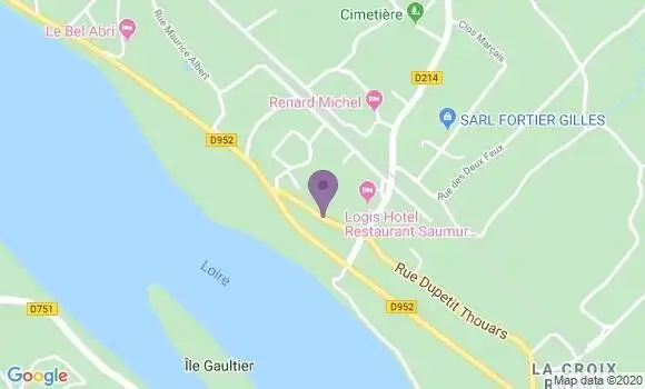 Localisation St Martin de la Place Ap - 49160