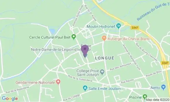 Localisation Saint Philbert du Peuple Bp - 49160