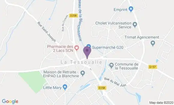 Localisation La Tessoualle Bp - 49280