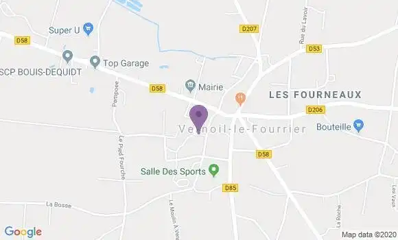Localisation Vernoil Bp - 49390