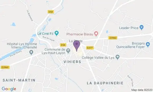 Localisation Vihiers - 49310