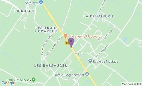 Localisation Vivy Bp - 49680
