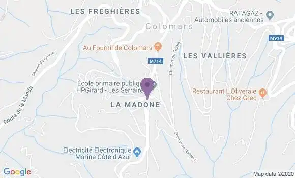 Localisation Nice St Pancrace Rpc Ap - 06100