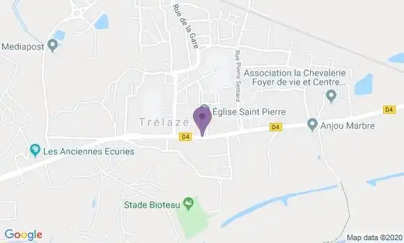 Localisation Trelaze Ap - 49800