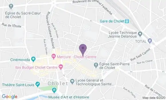 Localisation Cholet Puy St Bonnet Ap - 49300