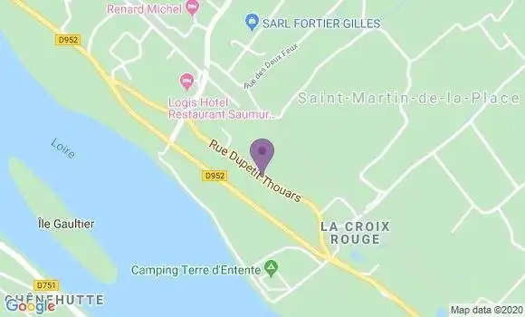 Localisation Saumur Volney - 49400
