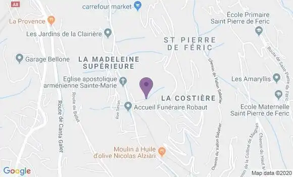 Localisation Nice Madeleine Bp - 06000