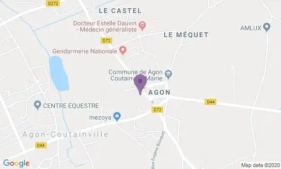 Localisation Agon Coutainville Bp - 50230