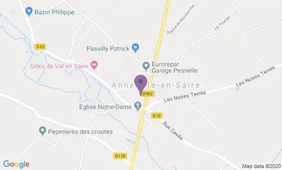 Localisation Anneville En Saire Ap - 50760