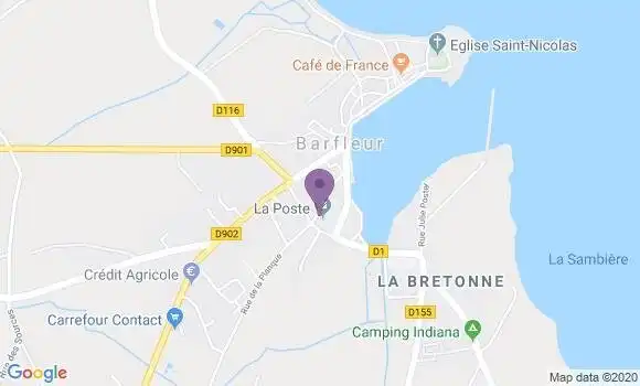 Localisation Barfleur Bp - 50760
