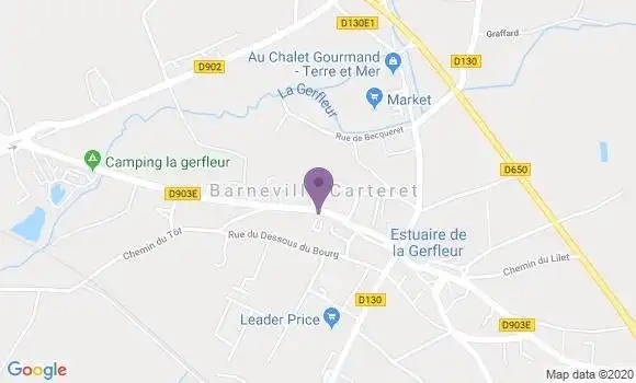 Localisation Barneville Carteret Principal - 50270