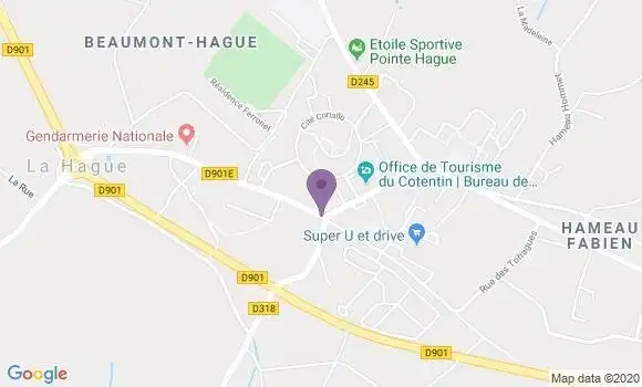 Localisation Beaumont Hague Bp - 50440