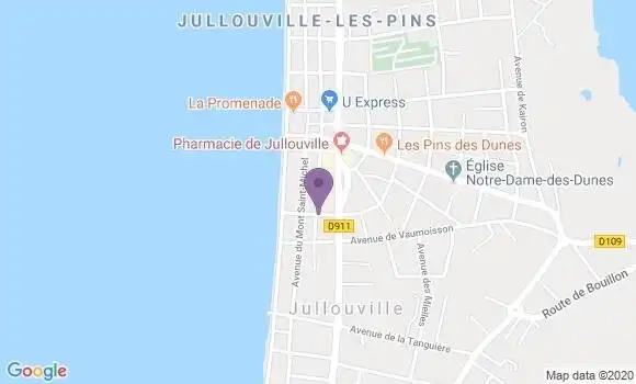Localisation Jullouville Bp - 50610