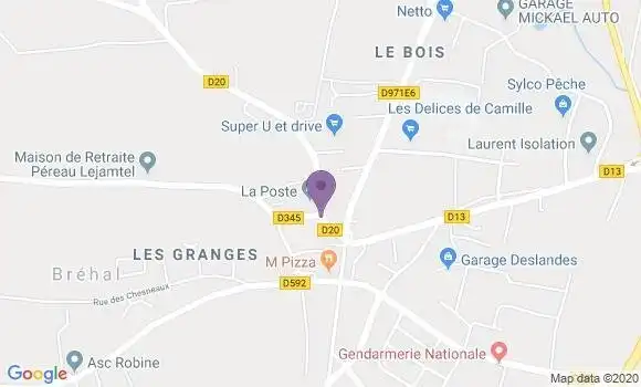 Localisation Brehal - 50290