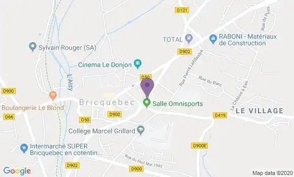 Localisation Bricquebec Bp - 50260