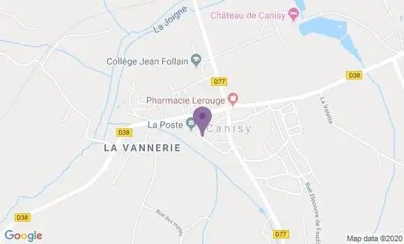 Localisation Canisy - 50750