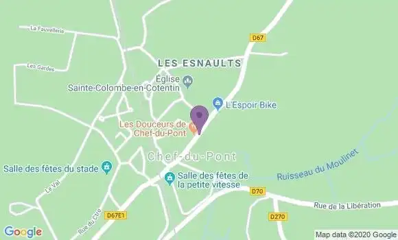 Localisation Chef du Pont Bp - 50480