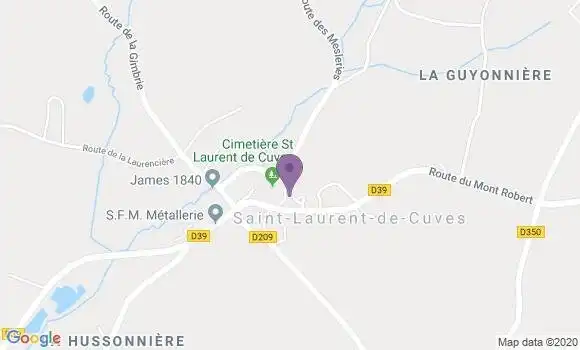 Localisation Coulouvray Boisbenatre Ap - 50670