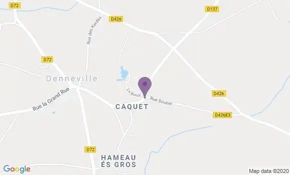 Localisation Denneville Ap - 50580