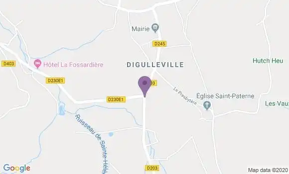 Localisation Digulleville Bp - 50440
