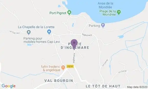 Localisation Fermanville Bp - 50840