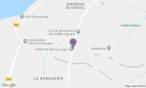 Localisation Flamanville Bp - 50340