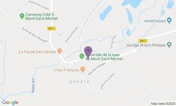 Localisation Genets Ap - 50530