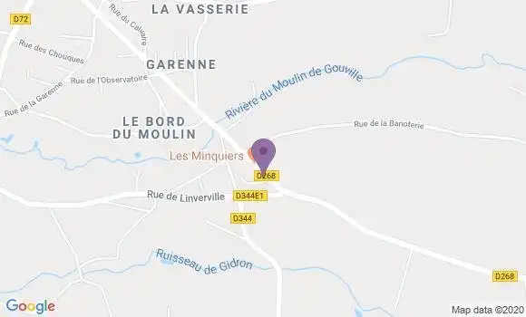 Localisation Gouville sur Mer - 50560