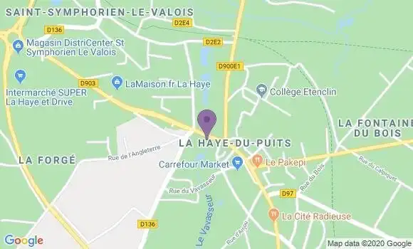 Localisation La Haye du Puits - 50250