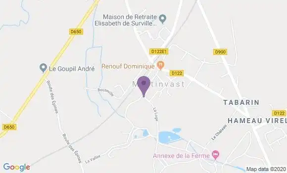 Localisation Martinvast Bp - 50690