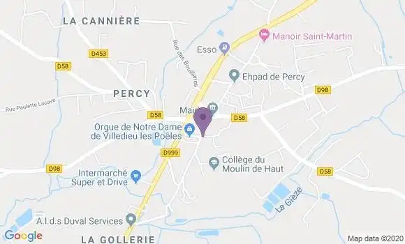 Localisation Percy - 50410