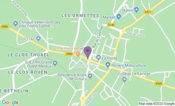 Localisation Periers - 50190