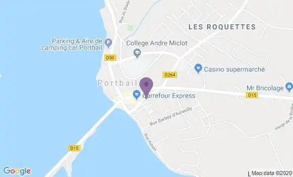 Localisation Portbail Bp - 50580