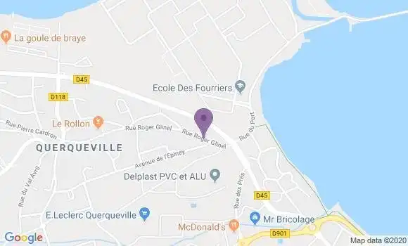 Localisation Querqueville Bp - 50460